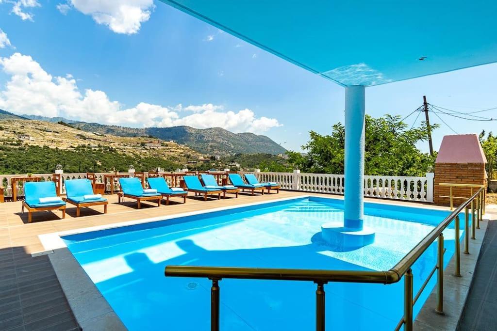 Goro 10 - Front Pool, Kitchen & Parking Himare